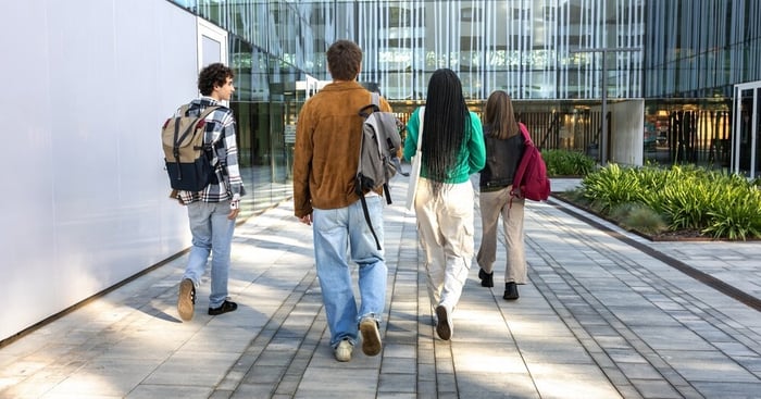 Studenter på universitet